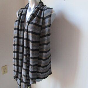 Lightweight open front tunic coverup one size fits most, long. Rhapsody